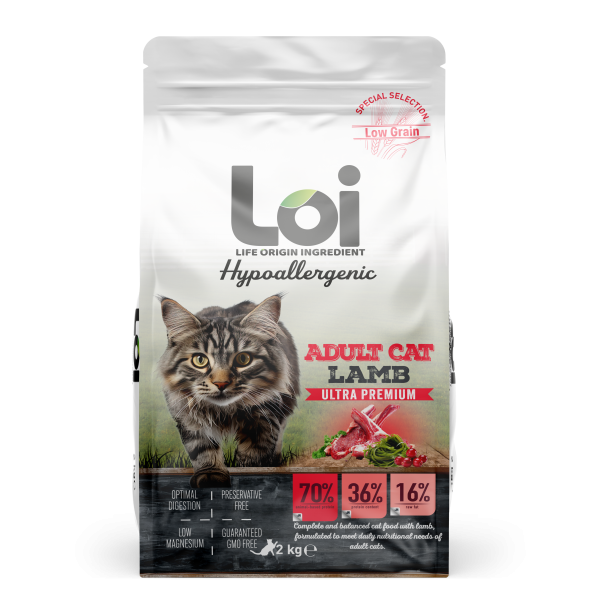 Loi Ultra Premium Kuzu Etli Yetişkin Kedi Maması