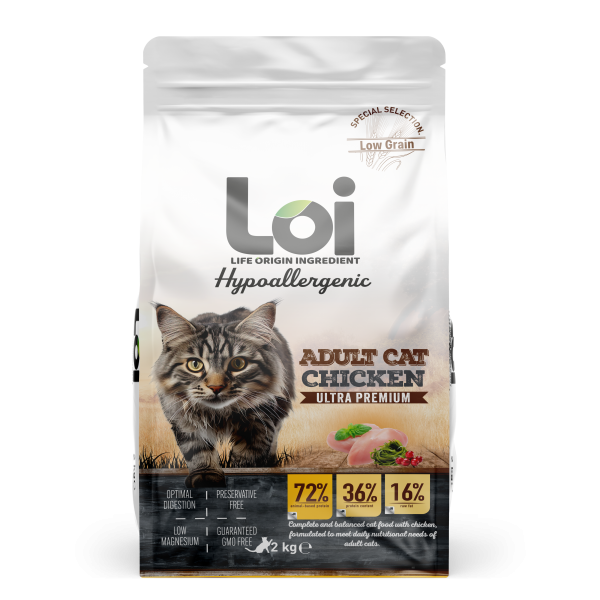 Loi Ultra Premium Tavuklu Yetişkin Kedi Maması