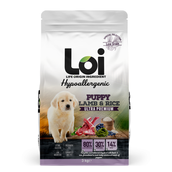 Loi Ultra Premium Kuzu Etli & Pirinçli Yavru Köpek Maması