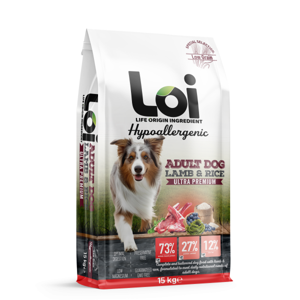 Loi Ultra Premium  Kuzu Etli ve Pirinçli Yetişkin Köpek Maması - Görsel 3